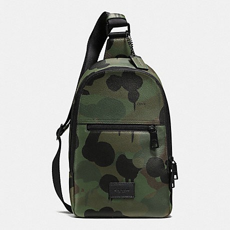 COACH CAMPUS PACK IN PRINTED PEBBLE LEATHER WILD BEAST NWT