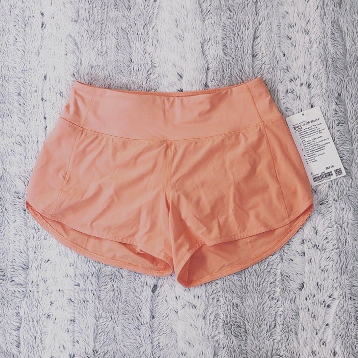 ✿ Golden Apricot Speed Up Mid-Rise Shorts 4 6 ✿