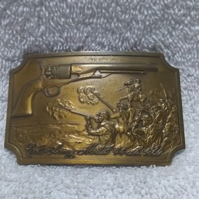 Colt 44 Cal Model 1860 Army Belt Buckle Second Edition Great Vintage Condition