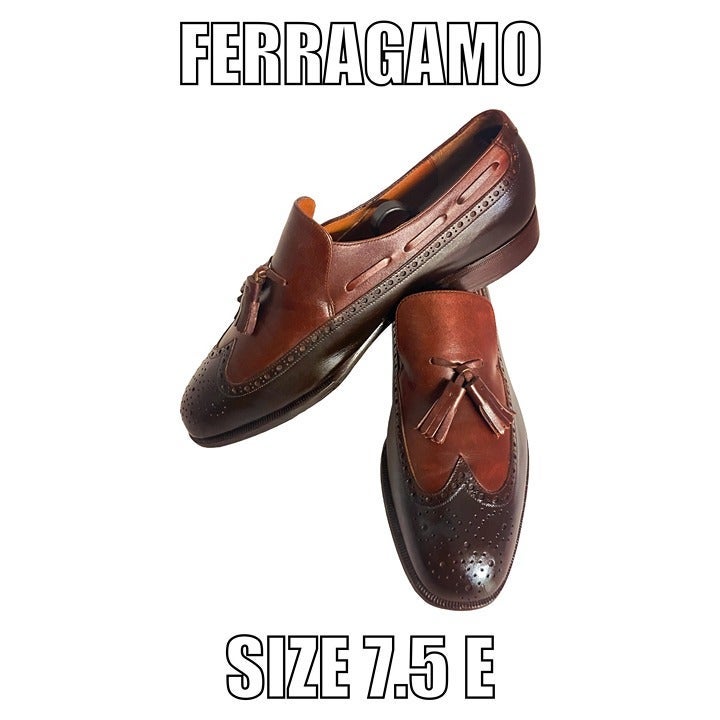 FERRAGAMO SIZE 7.5 E
