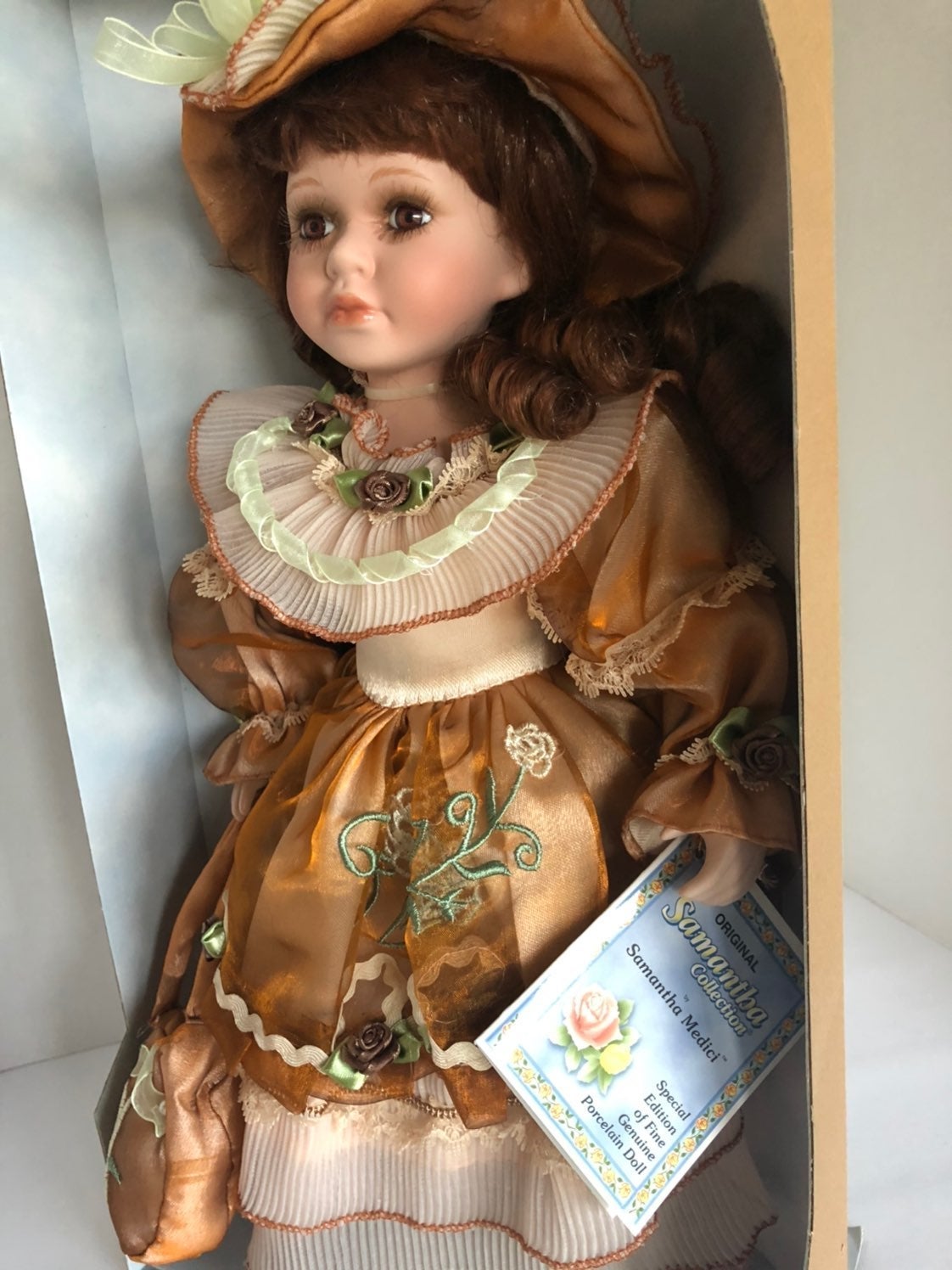 The samantha porcelain Collection Doll