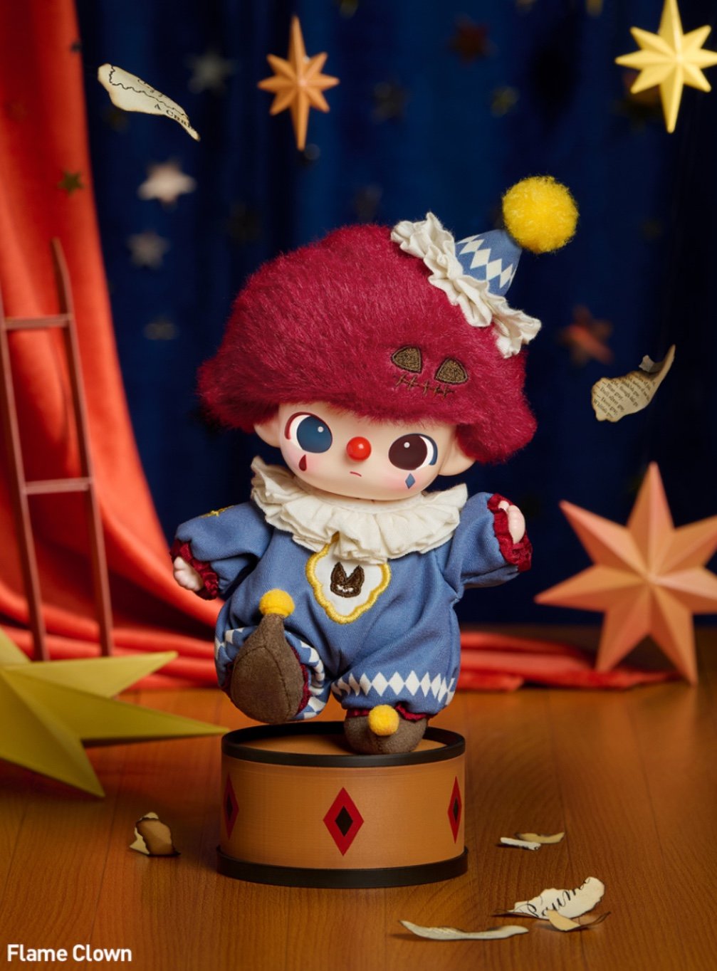 WHY SO SERIOUS
Series-Vinyl Plush Pendant Blind
Box
Flame Clown