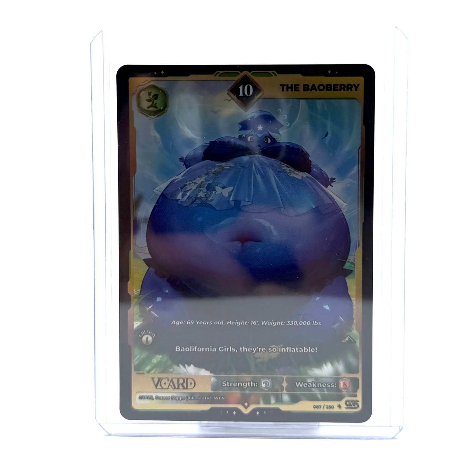 VCard Awakened Worlds 1st Edition The Baoberry 10 Holo Ultra Rare 087/250