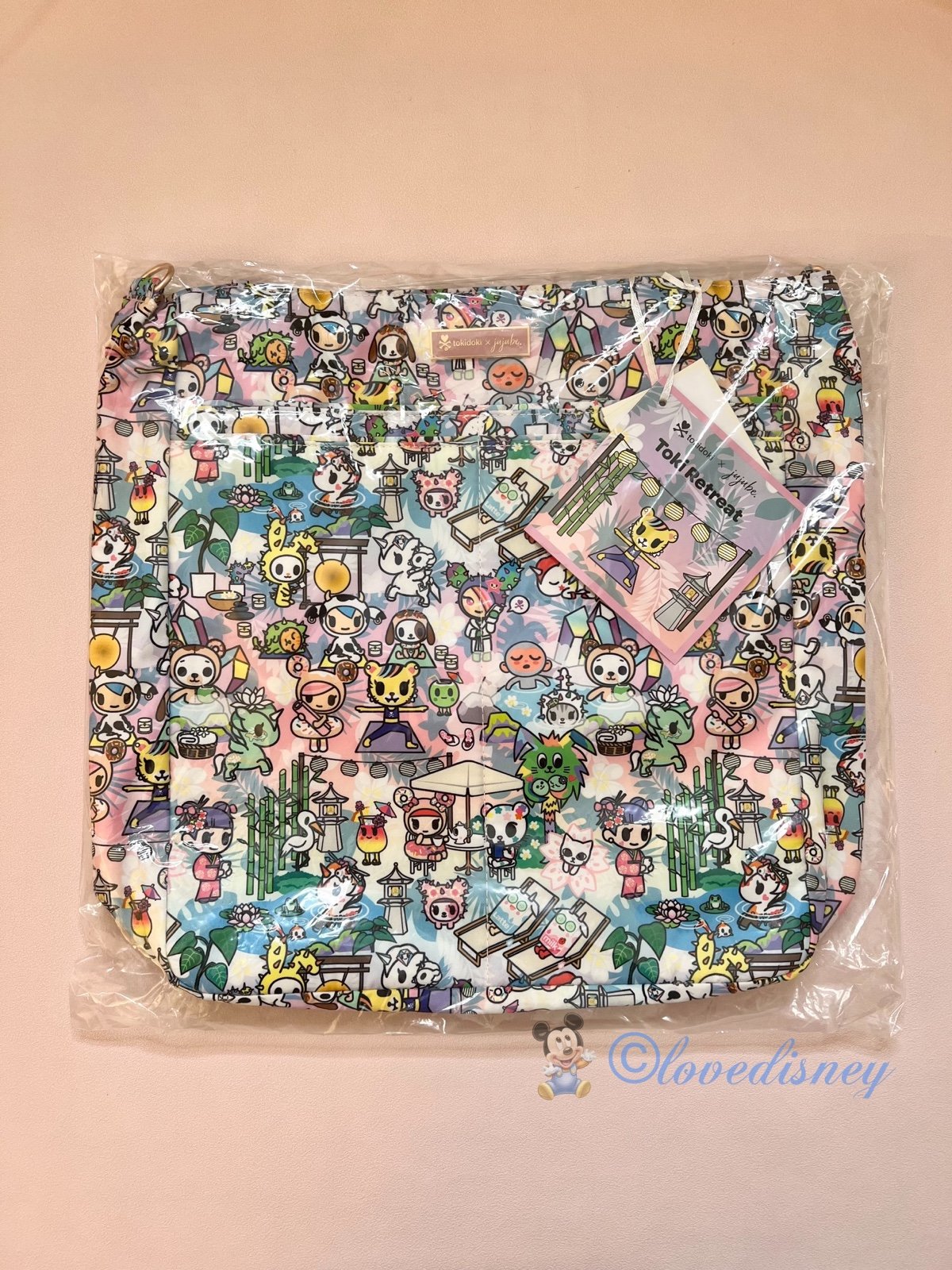 tokidoki x jujube Toki Retreat Be Light Tote Bag Diaper -A