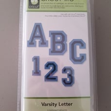 Cricut Cartridge Varsity Letters NEW