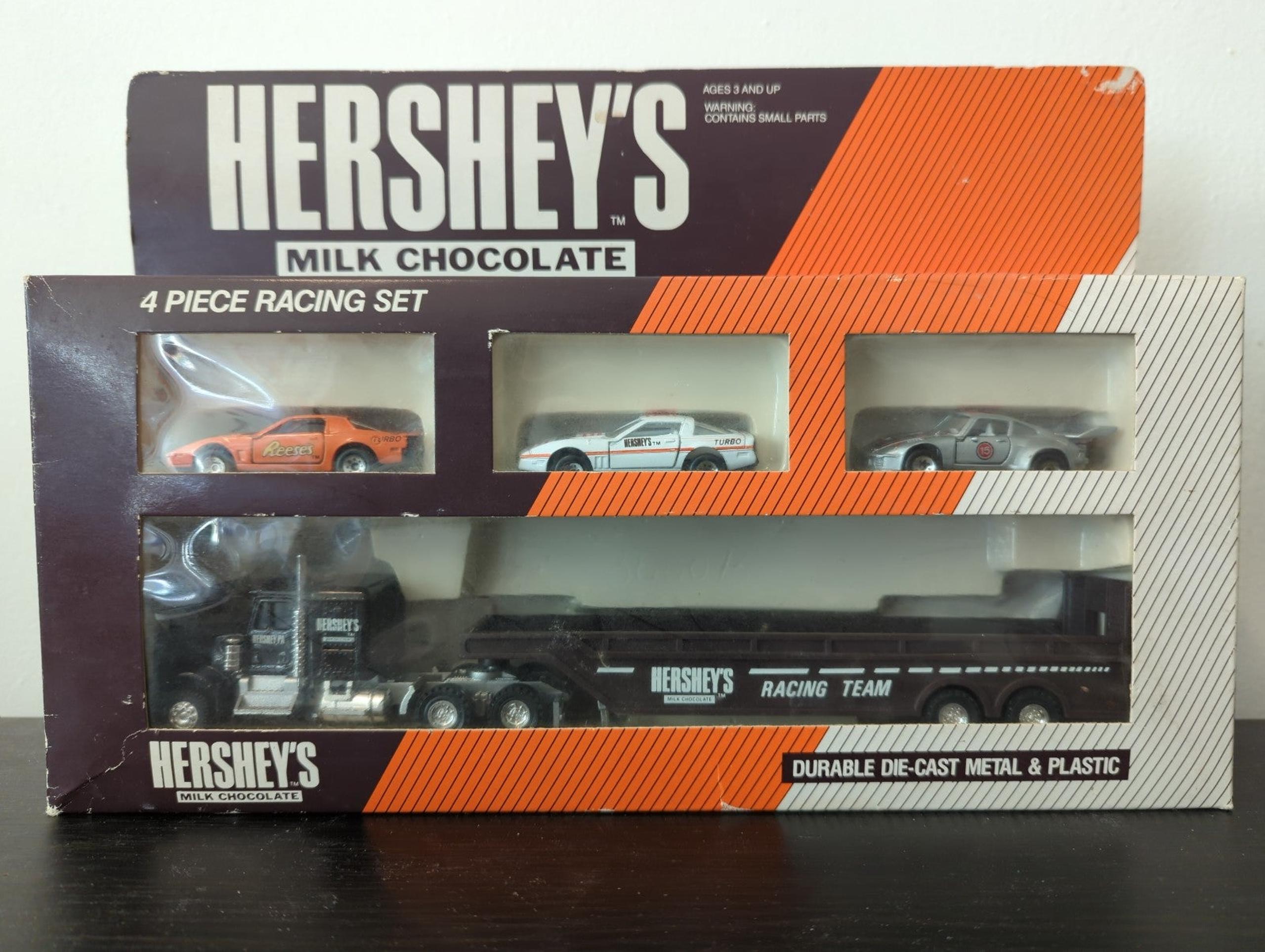 Hartoy Hershey's diecast 4 piece racing set 1:64