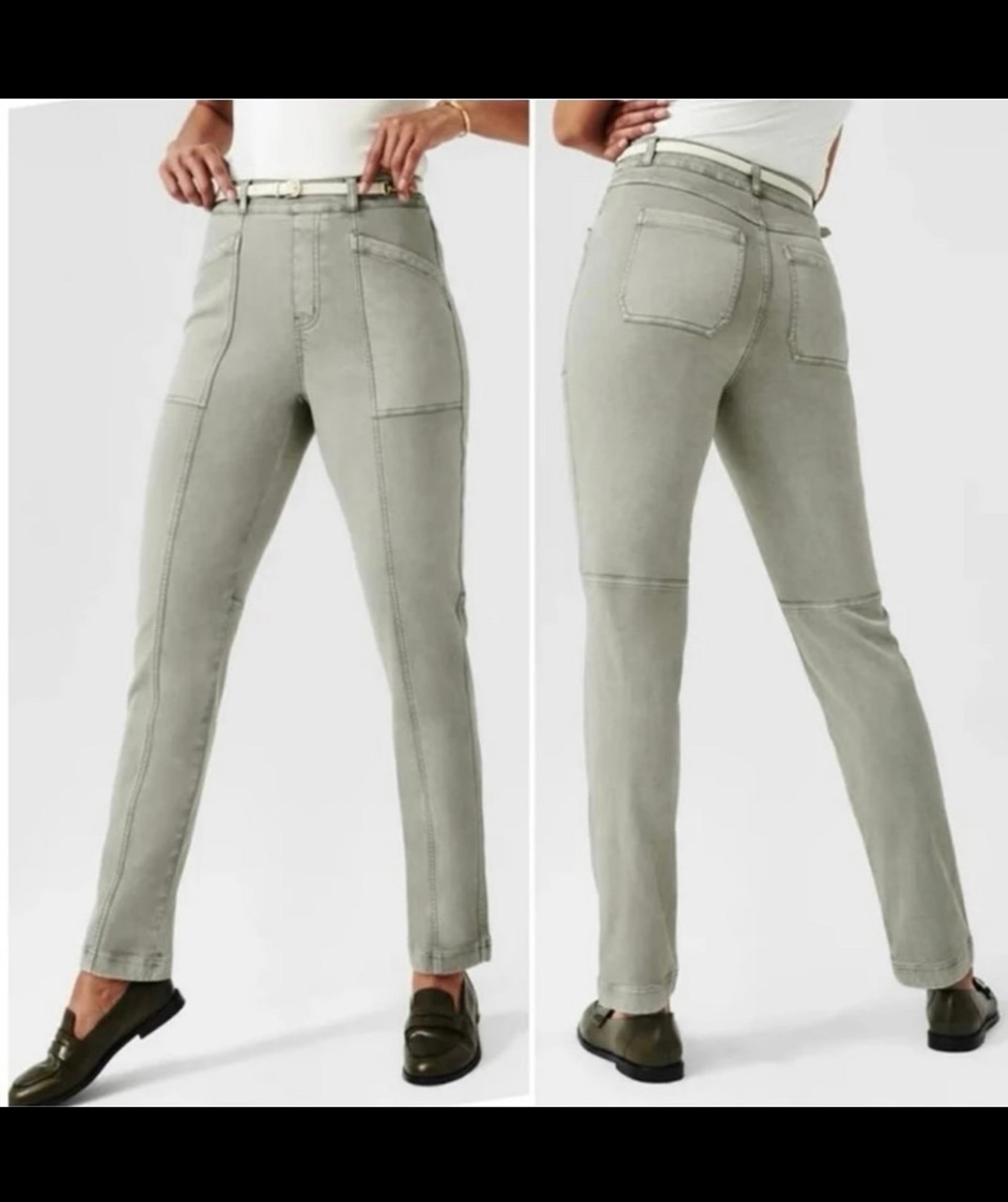 Spanx Stretch Twill Straight Leg Pants