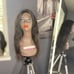 100 % Virgin Human Hair 180% density 4×4 HD Straight 18in Closure Wig