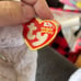 Pair of ty BEANIE BABIES 10th Anniversary Bears