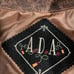 Vintage ADA 1980s Leather Tan Patchwork Bomber Jacket Woman's Small