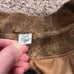 Vintage ADA 1980s Leather Tan Patchwork Bomber Jacket Woman's Small