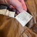 Vintage ADA 1980s Leather Tan Patchwork Bomber Jacket Woman's Small