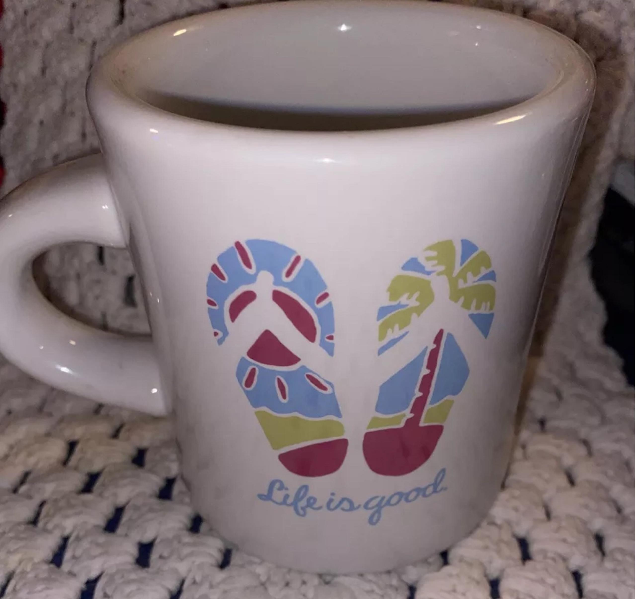 Life Is Good” Flip Flop” Coffee Mug*ECU