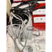 Nintendo Wii Mario Bros 25th Anniversary Red Console Lot 6 Games Wheels Hunt Gun