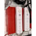 Nintendo Wii Mario Bros 25th Anniversary Red Console Lot 6 Games Wheels Hunt Gun
