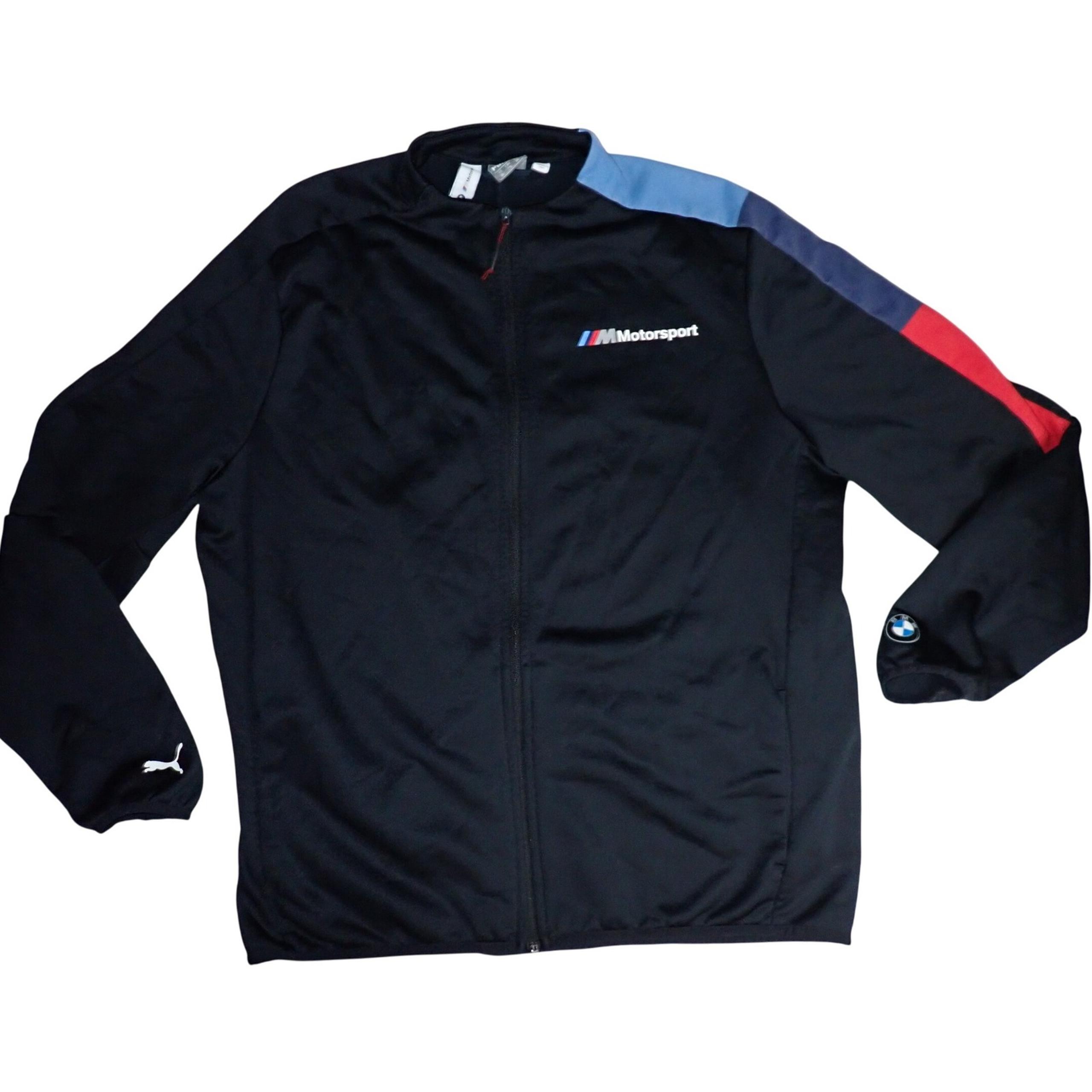 Puma BMW Motorsport Track Jacket Mens XXL Full Zip Hoodie Racing Outdoor