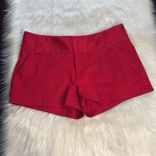 Alice + Olivia Dark Pink Cady Shorts