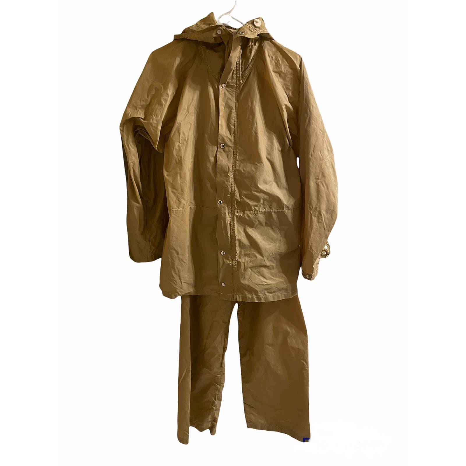 KELTY All Nylon Ran Coat With Pants Vintage Size S