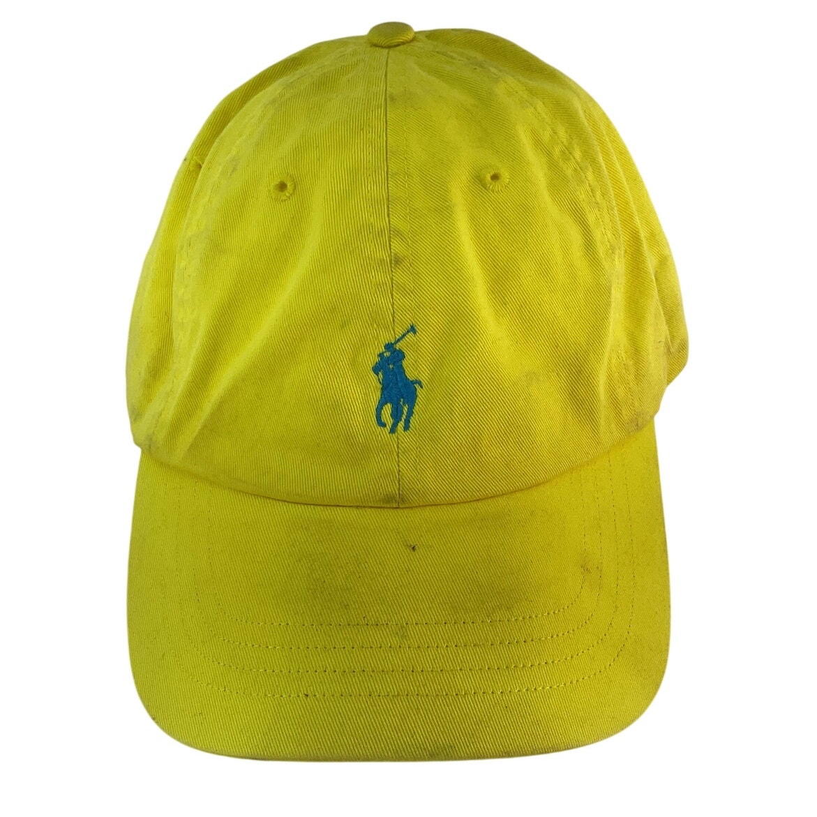 Polo Ralph Lauren Yellow Baseball Cap Cotton Men’s One Size Pre-Owned