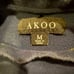 Akoo Black Panther Sweatshirt Sweater Medium Blue Graphic Spellout Long Sleeve