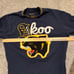 Akoo Black Panther Sweatshirt Sweater Medium Blue Graphic Spellout Long Sleeve