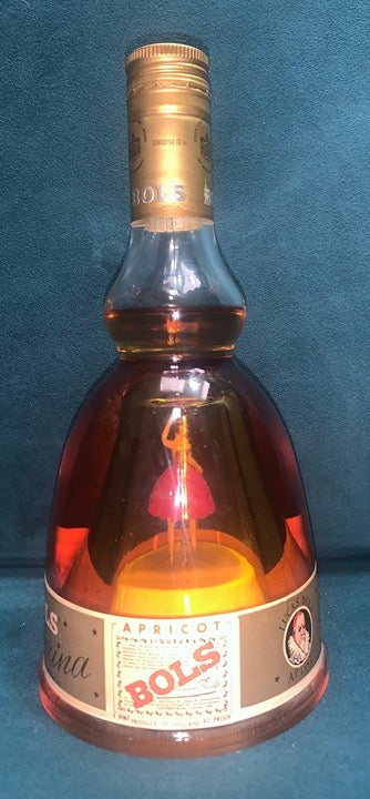 Bols Ballerina bottle 1575 Erven Lucus Anno Amsterdam Apricot Holland Snow Globe