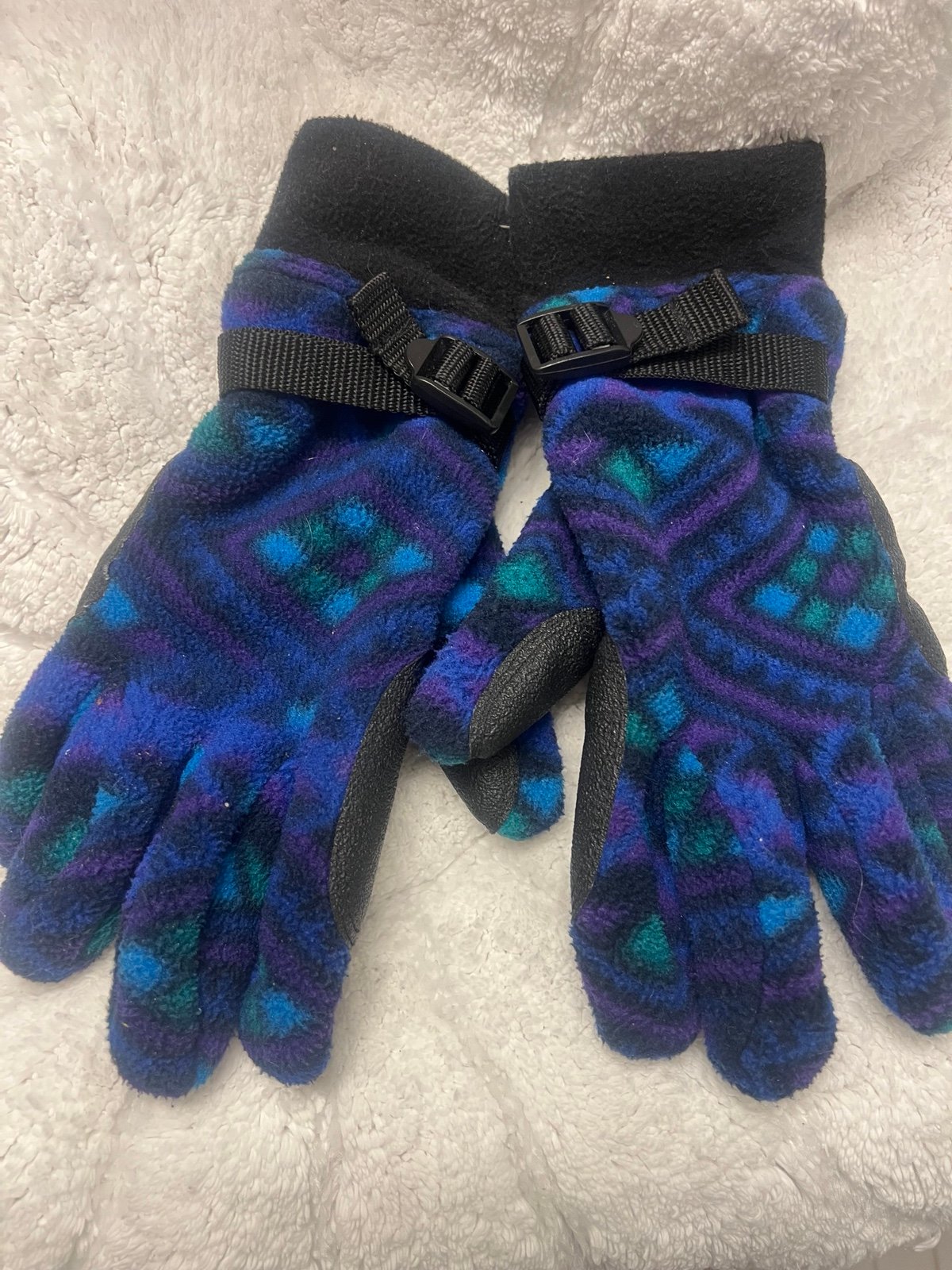 VTG L.L. Bean Fleece Gloves Mens size small but are unisex Great condition