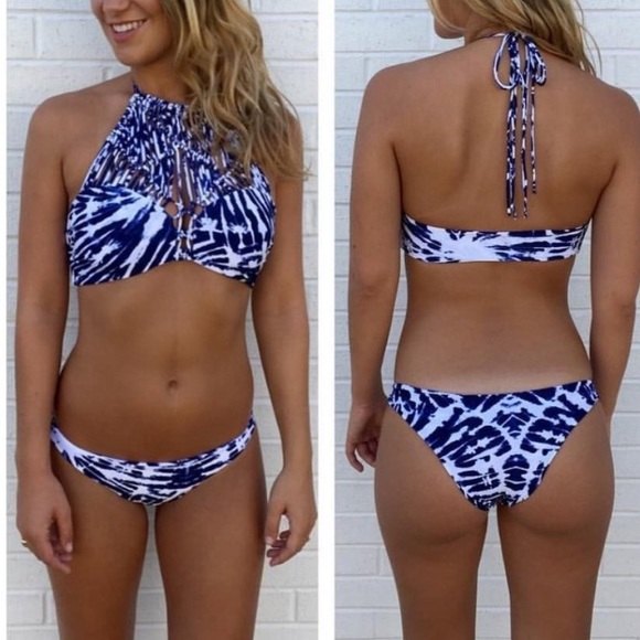 NWOT Mikoh Wailea Tie Dye Bikini set
