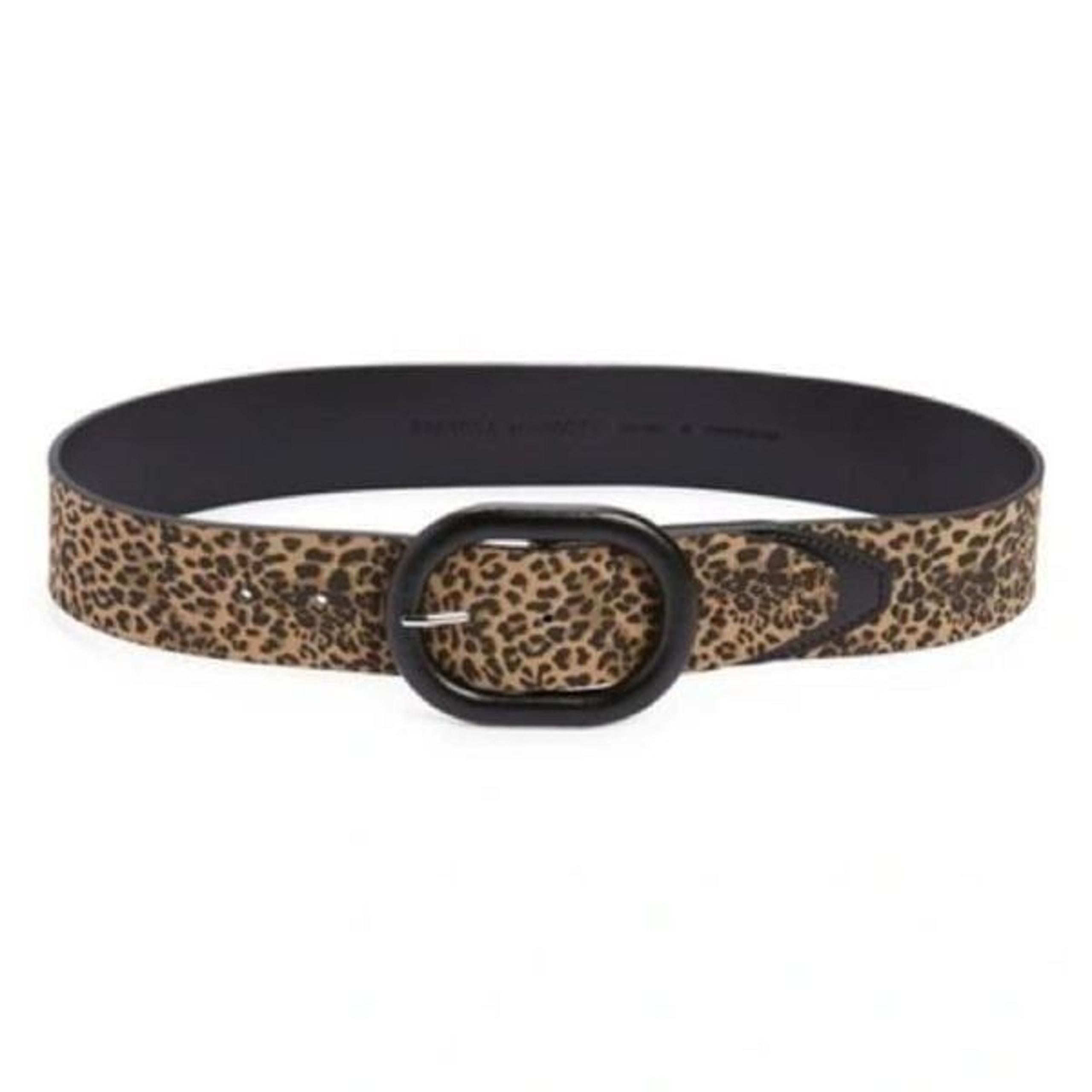 Rebecca Minkoff Micro Cheetah Print Leather Belt