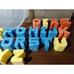Tuff Stuff Complete Alphabet Letters Matel 1971 Vintage Storage Case Big Blocks