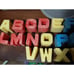 Tuff Stuff Complete Alphabet Letters Matel 1971 Vintage Storage Case Big Blocks