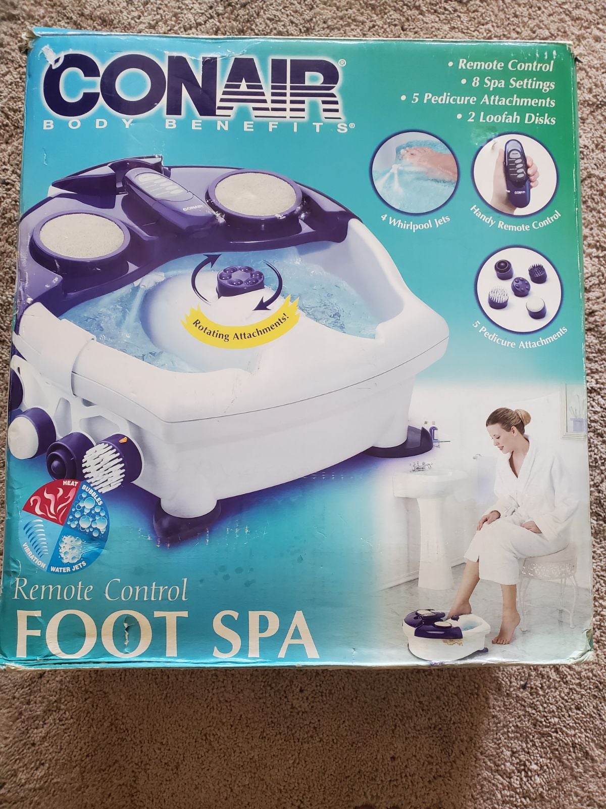 Con air foot spa