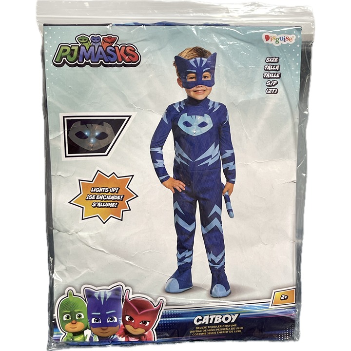 Disguise PJ Masks Catboy Suit Light Up Halloween Costume Youth Blue Kid SMALL 2T