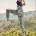 NWT FP Movement Printed Lose Control Wrap Legging / Daisy Check size S 98 NWT
