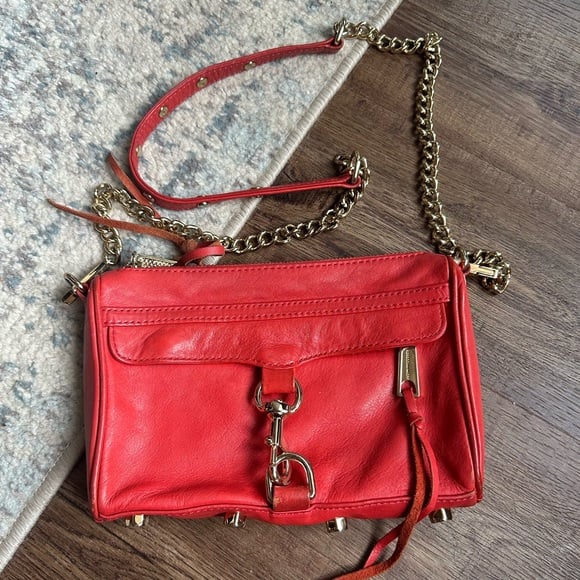 Rebecca Minkoff Red Mini M.A.C crossbody purse