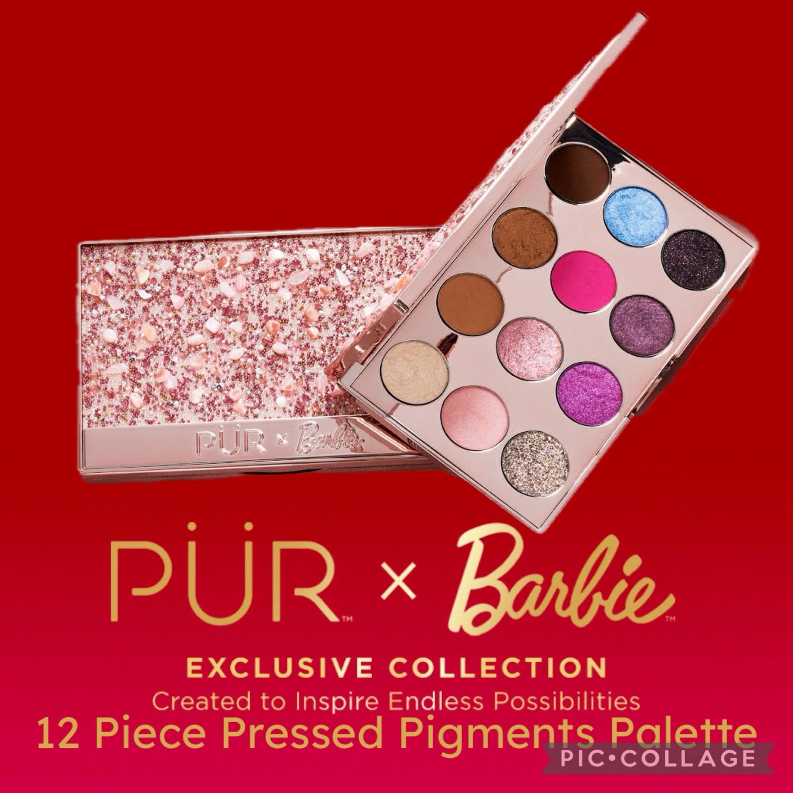 ✨PÜR x Barbie Endless Possibilities Signature 12 Piece Pressed Pigments Palette✨