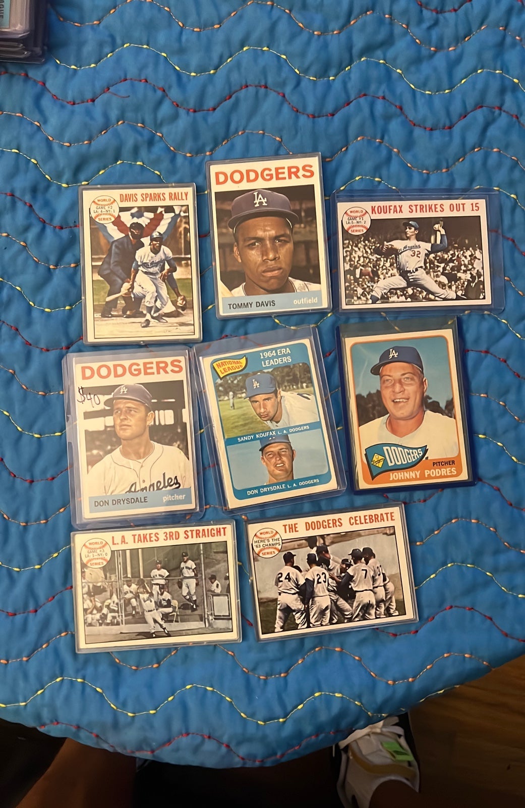 1960’s Dodger baseball card