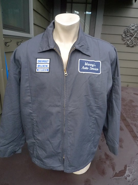 1980s Chevy-Buick Work-Mechanics Jacket * Men's L+ (43R)