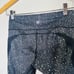 Lululemon Drop it Like It’s Hot Tight Black White Sz 4