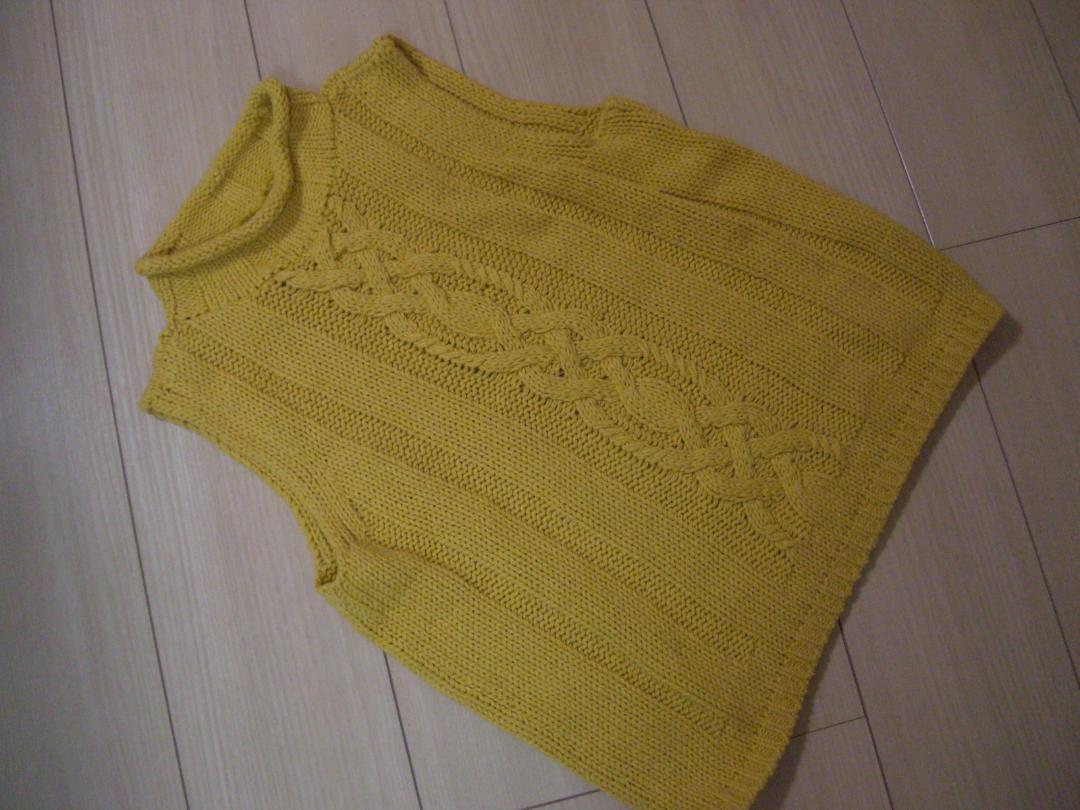 Italian Yarn★¥40,000★La Gioconda★Cable Knit Vest★