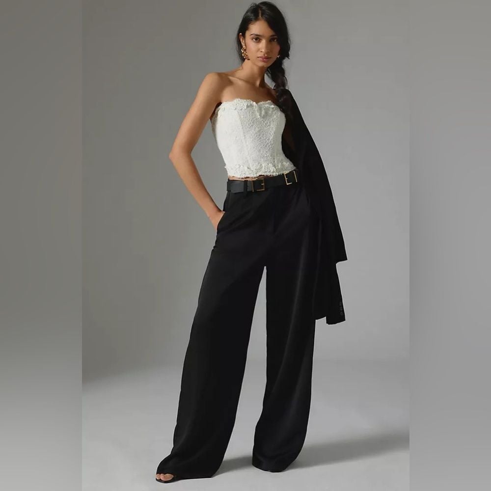 LoveShackFancy Arno Bustier Top size 8