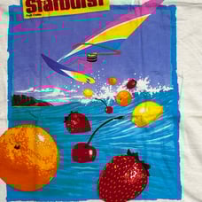Vintage 1994 Starburst Fruit Candy Tank Top T-Shirt XL White Taste Adventure USA