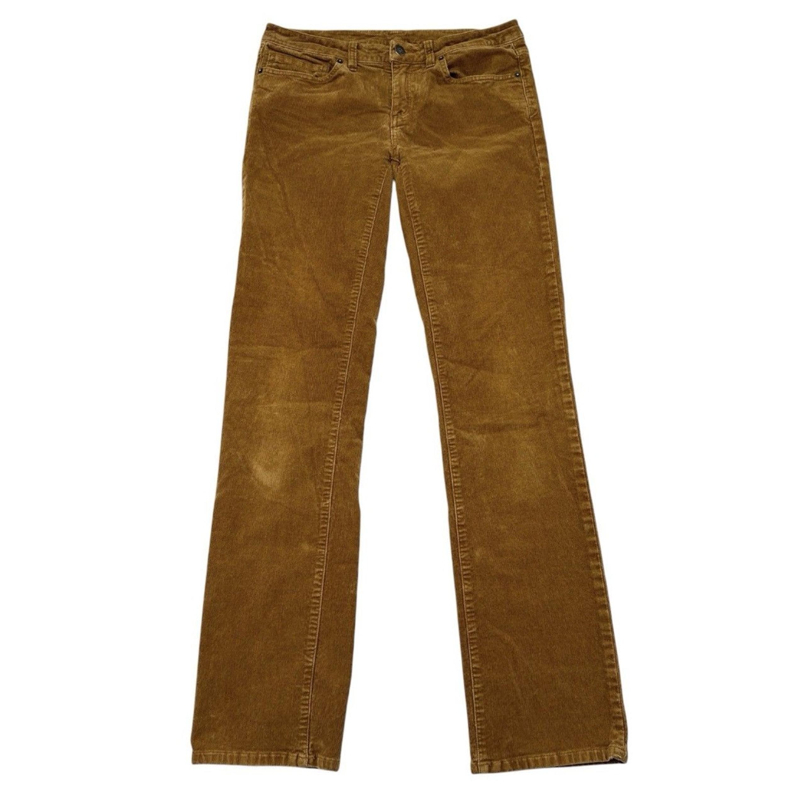 Patagonia Corduroy Pants Womens Size 28 Long Brown Camping Hiking Travel Chino