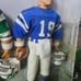 1998 NFL JOHNNY UNITAS / JOE NAMATH Starting Lineup Hall Of Fame Legends