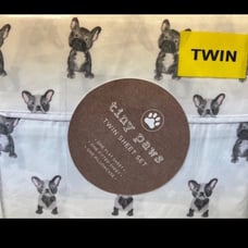 frenchie twin sheet set