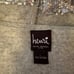Henri Bendel Gray 100% Cashmere Sequin Hem Short Sleeve Sweater Top, Large