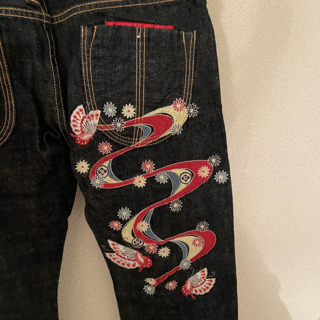 【保障できる】 Evisu Jeans loot0004 29x32 Pants Denim Embroidered YAMANE パンツ