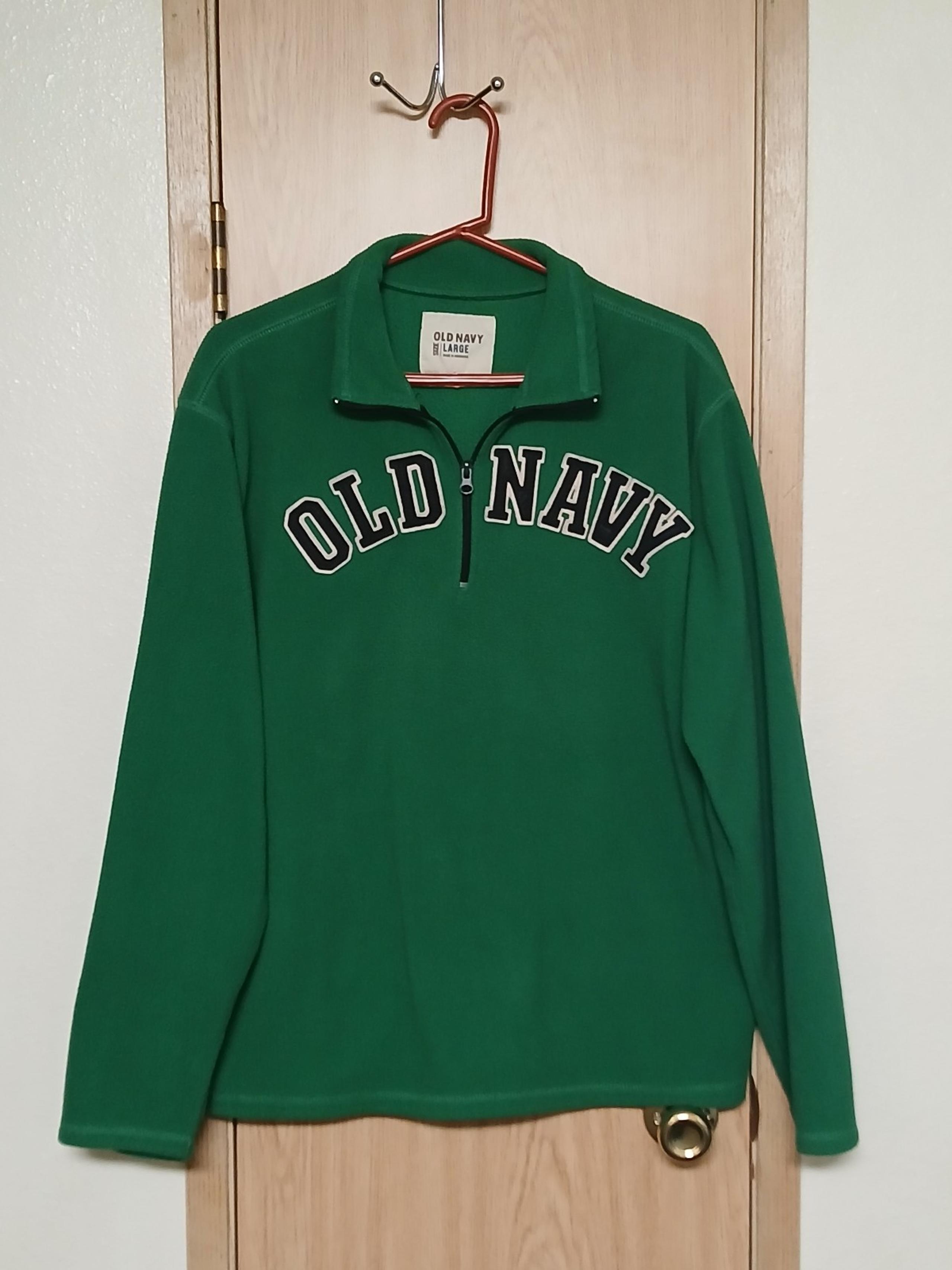 Men's OLD NAVY half zip fleece jacket L