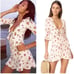 For Love & Lemons Cherry Print Mini Dress size XS