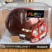 autographed mini nfl football helmets Flash Browns Amari Cooper jsa certified